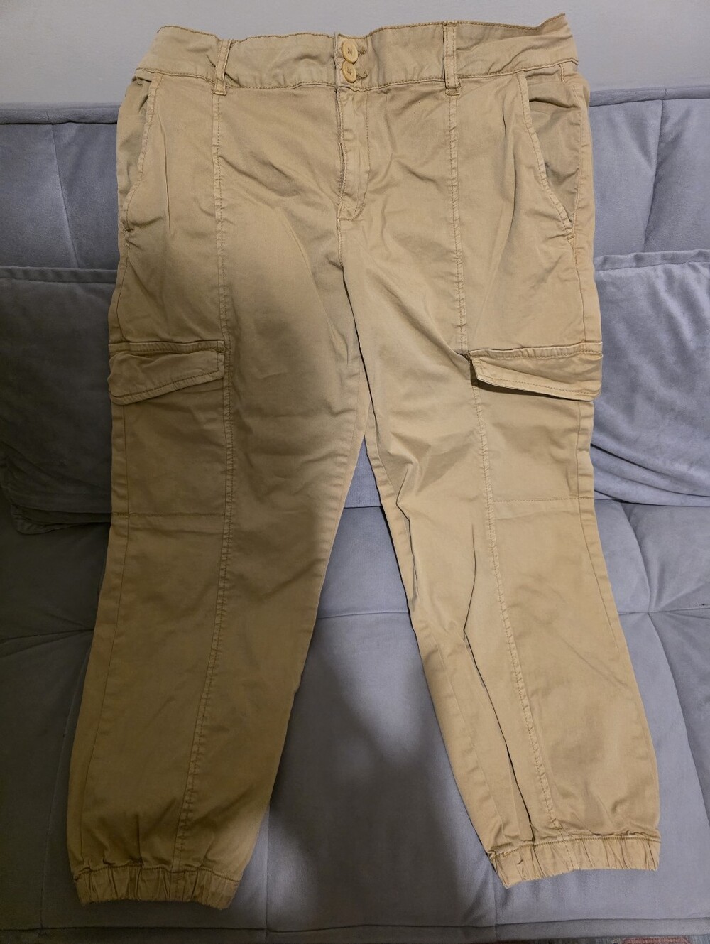 Sanctuary Women's Tan Cargo Jogger Pants, Size 30